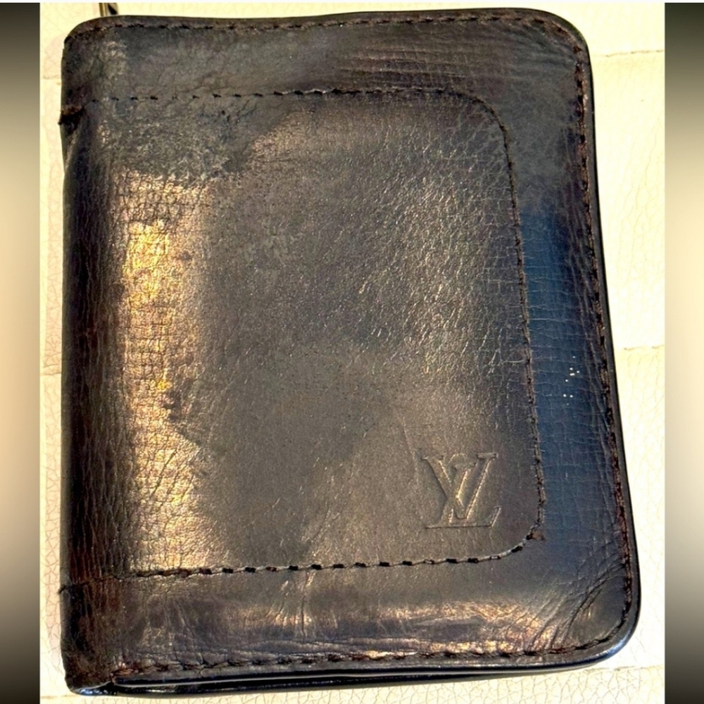 Louis Vuitton Luxe Dark Brown Men’s Bifold Wallet